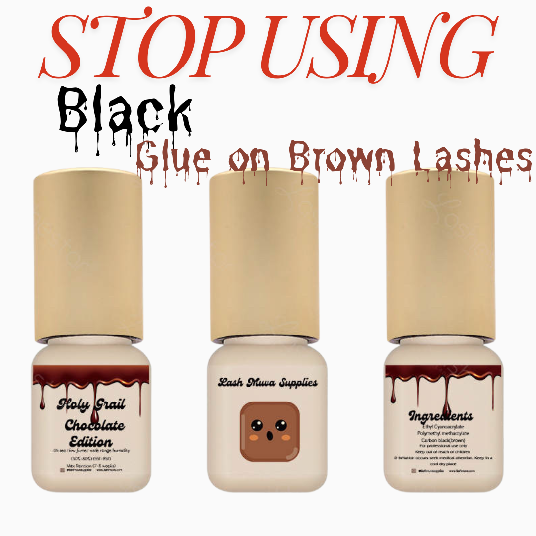 Brown Lash Adhesive (Glue) 5ml