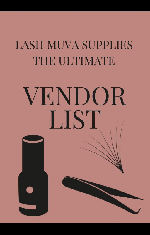 Ultimate Lash Supplier List